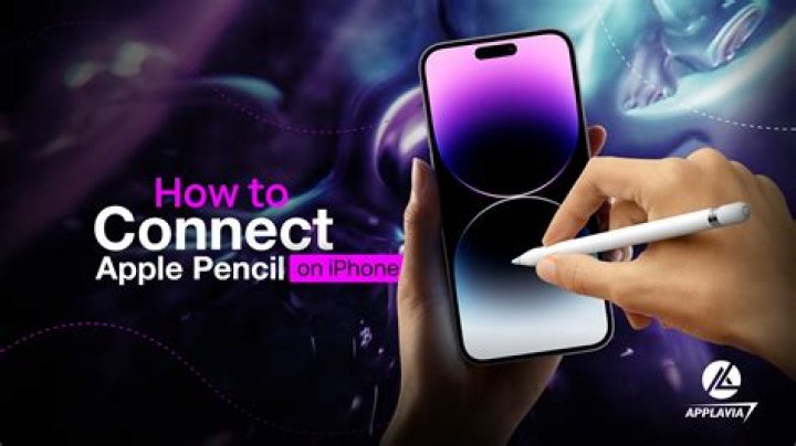 Apple Pencil on an iPhone