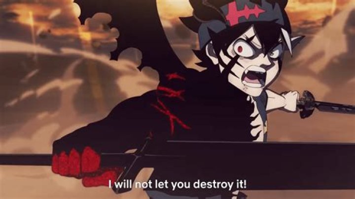 Asta with stars in his eyes in Black Clover