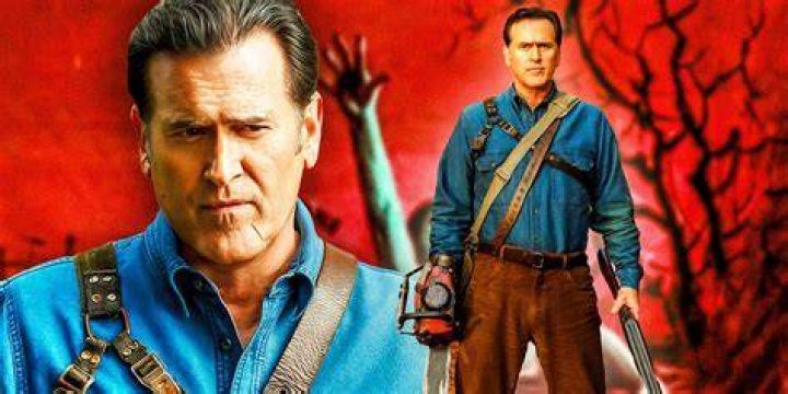 Bruce Campbell as Ash in Army of Darkness Movie Poster