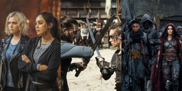 Clarke and Raven/Roan fighting Lexa/Indra and Octavia lead an army