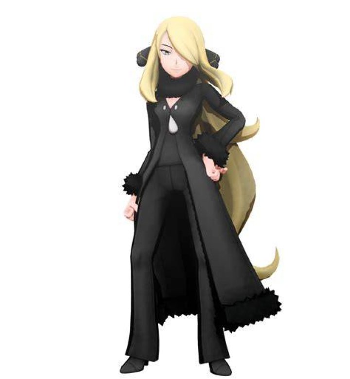 Cynthia in Pokemon BDSP