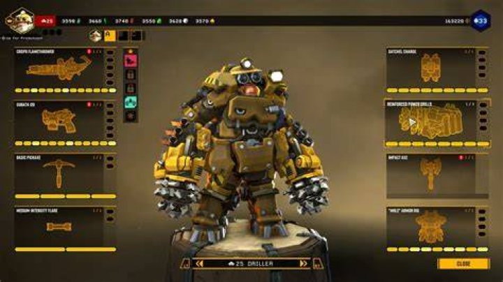 Driller Class Build Image Deep Rock Galactic