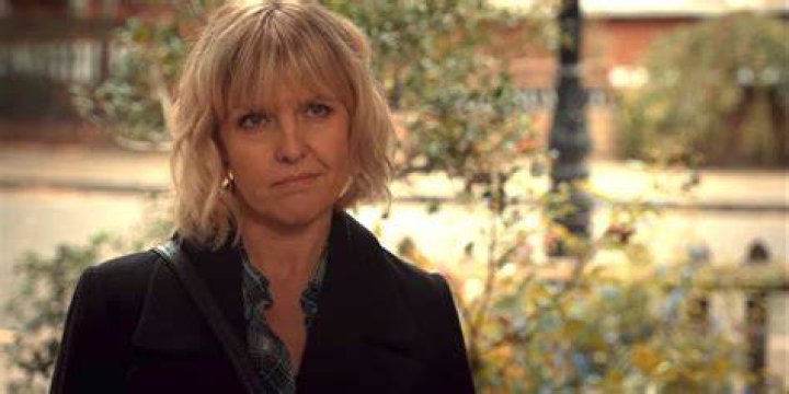 Emma smiling gently in After Life