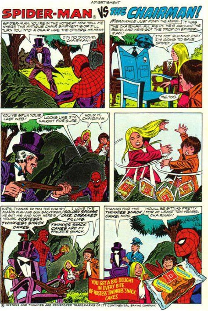 Golden Spongecake Spider-Man doges an attack in the comics