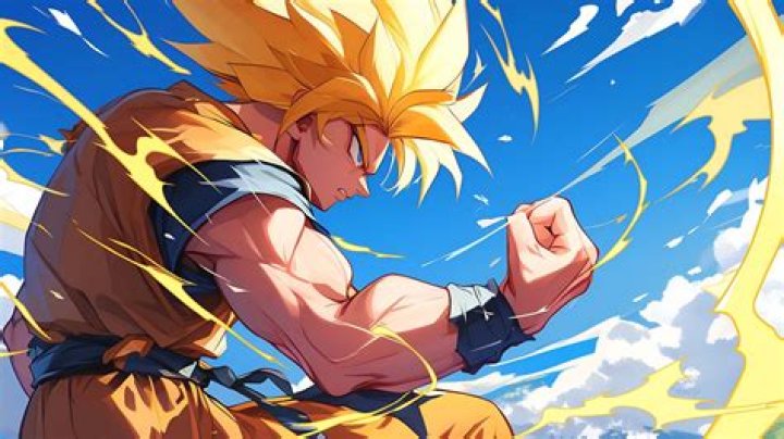 Header Goku Super Saiyan Power Up Explosion