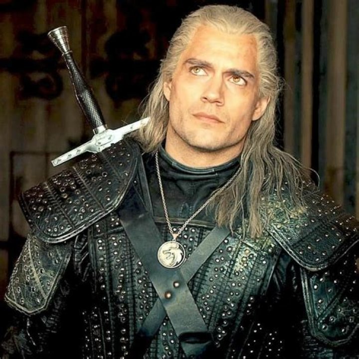 Henry Cavill as Geralt in The Witcher season 4 juxtaposed with Laurence Fishburne as the Bowery King in John Wick 4