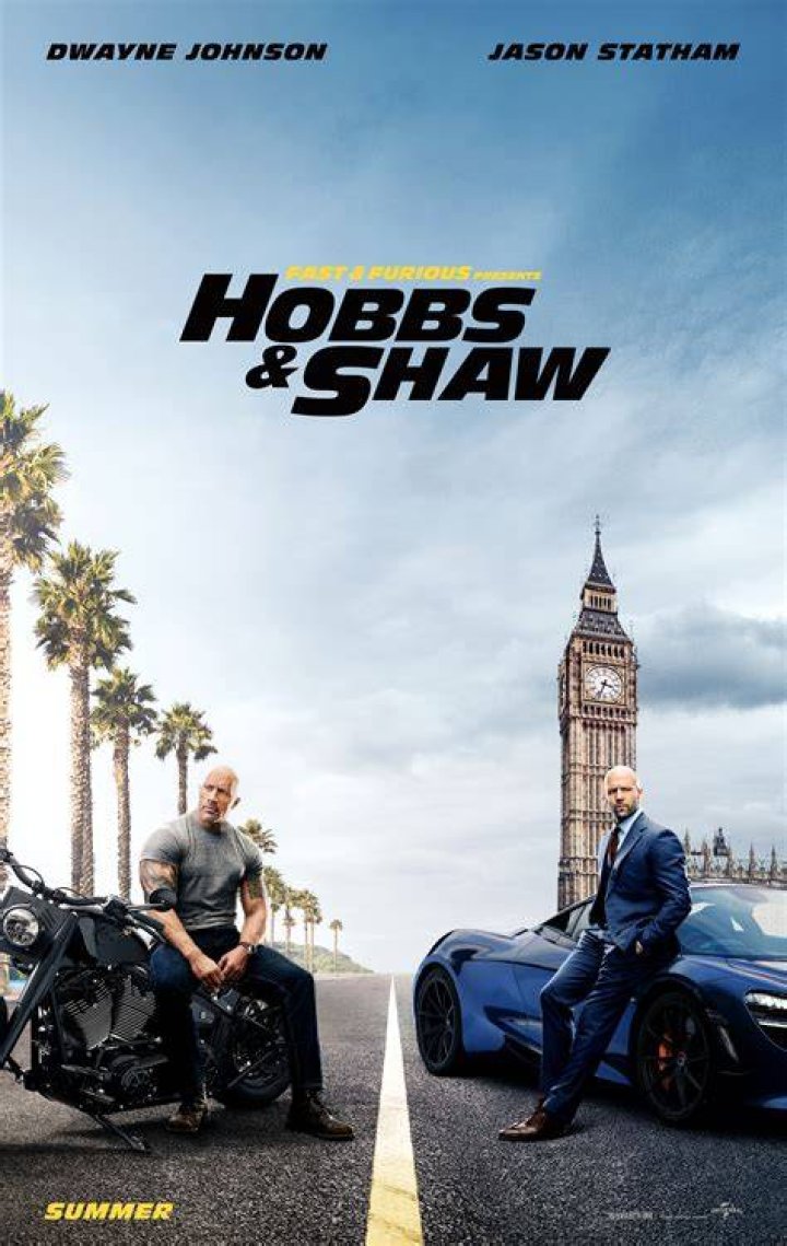 Hobbs and Shaw have a staredown