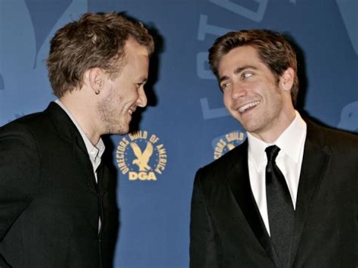 Jake Gyllenhaal and Heath Ledger in Brokeback Mountain