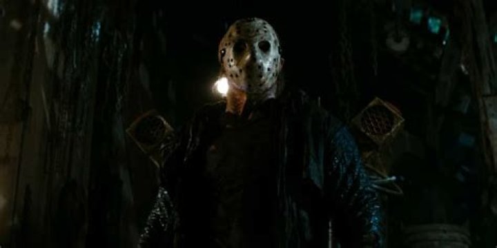 Jason Voorhees inside a barn in Friday The 13th Part VII The New Blood