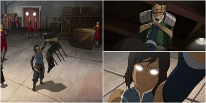 Korra Intimidates Bataar Jr