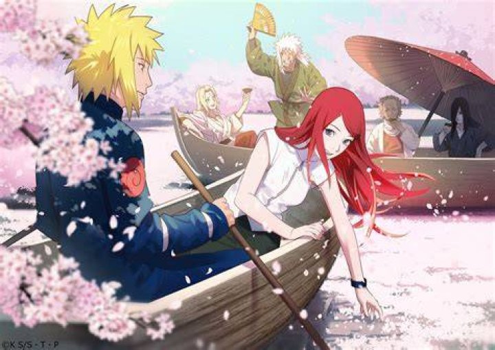 Kushina and Minato in Naruto