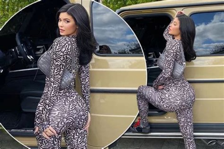 Kylie Jenner oozes sex appeal as she teases her famously peachy bum for