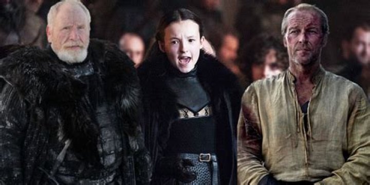 Lyanna Mormont and Jorah Mormont in Game Of Thrones