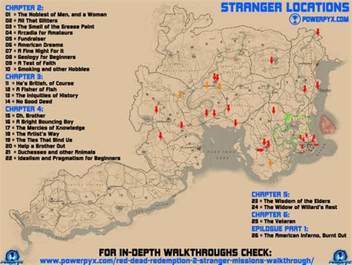 Map showing location of RDR2's legendary bullhead catfish