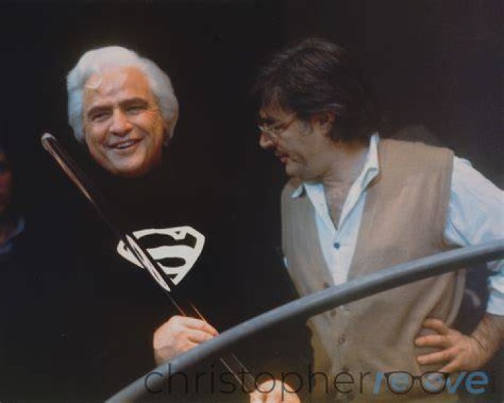 Marlon Brando and Christopher Reeve in Superman The Movie