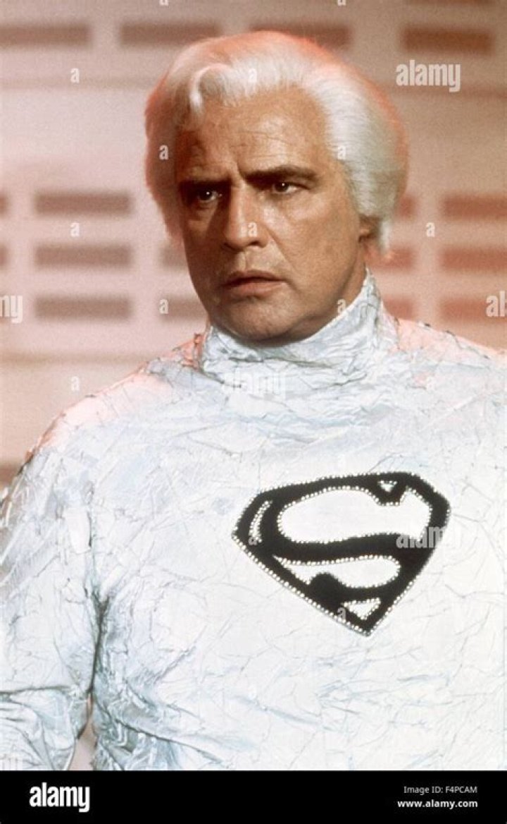 Marlon Brando in Superman The Movie