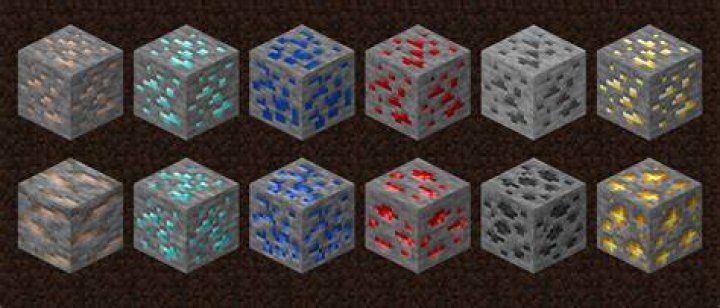 Minecraft New Ore Textures Fix Old