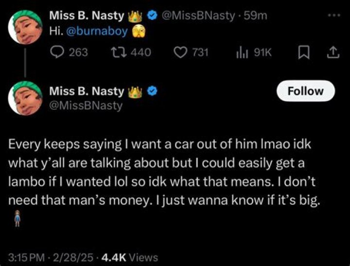 Miss B. Nasty 👑 on Twitter "Oh I&rsquo;m actually sad I&rsquo;m about to miss it