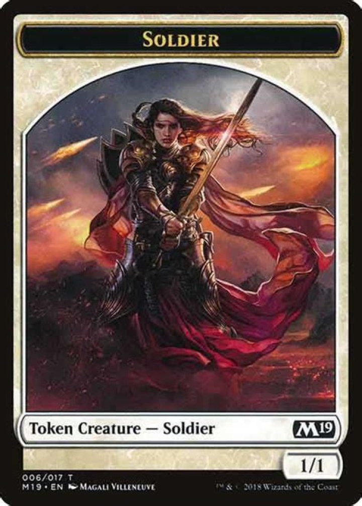 MtG Soldier Token