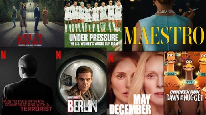 Netflix movies - Maestro, May December, Uncut Gems, To All the Boys, Spider-Man, Across the Spider-Verse, Harriet