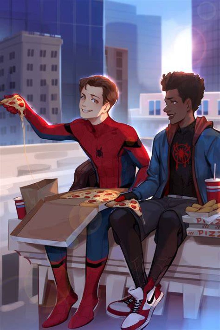 Peter Parker and Miles Morales unmask each other in the Spider-Man comics