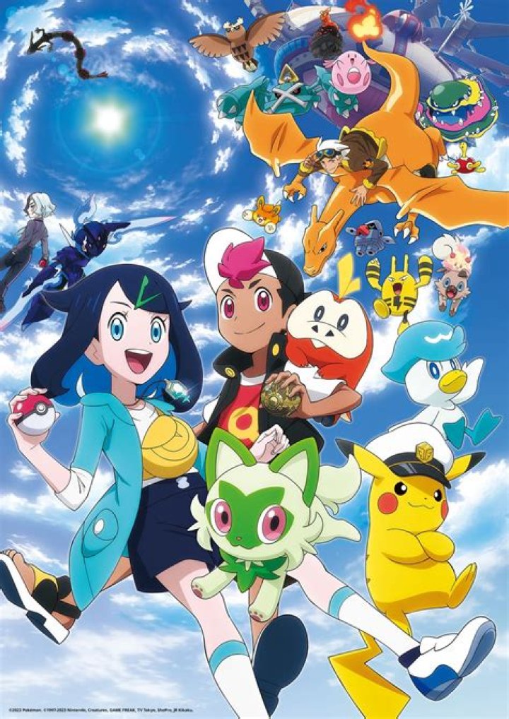 Pokemon's Pikachu, Raichu and Alolan Raichu transparent image overlaying Ash's house.