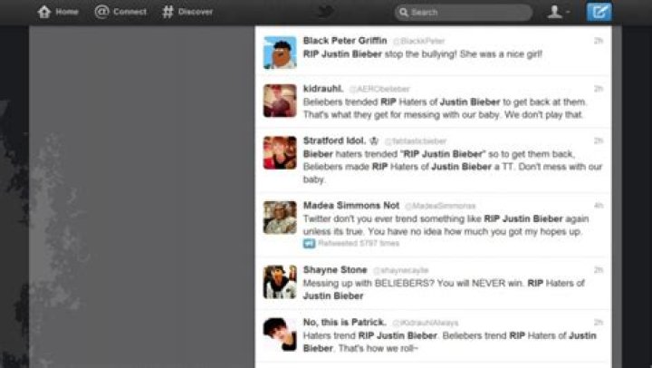 RIP Justin Bieber Twitter Death Hoax Trends As Singer Tweets About Day