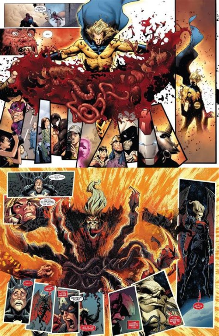 Sentry kills Ares in Marvel's Siege