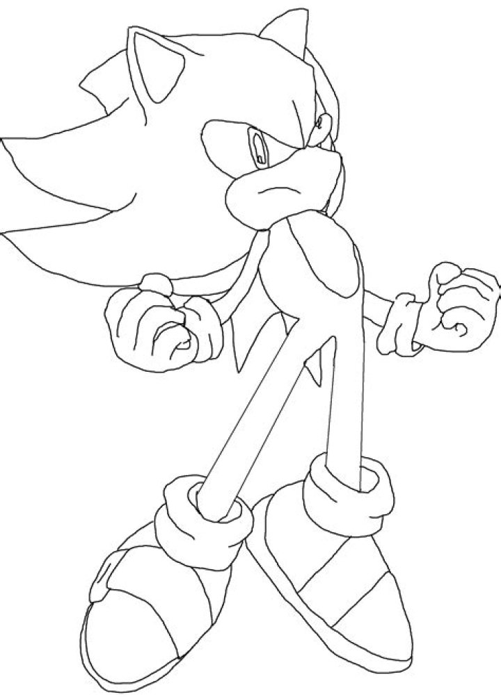 Sonic Printable Coloring Pages