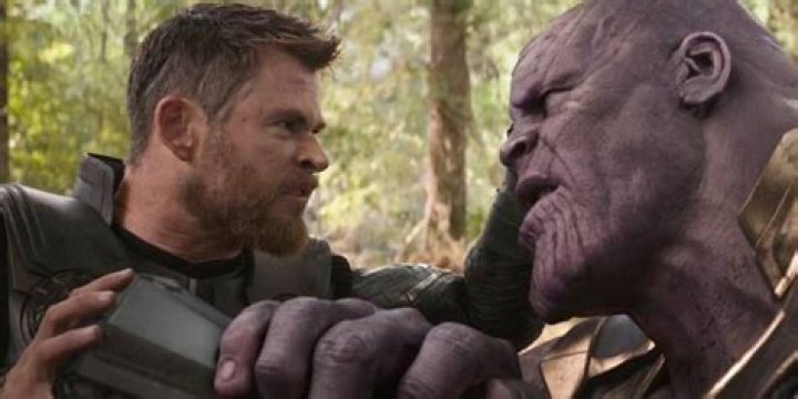 thanos almost stopped by thor in avengers infinity war