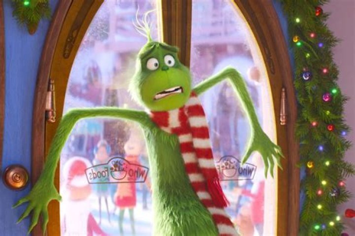The Grinch looking scared in How the Grinch Stole Christmas